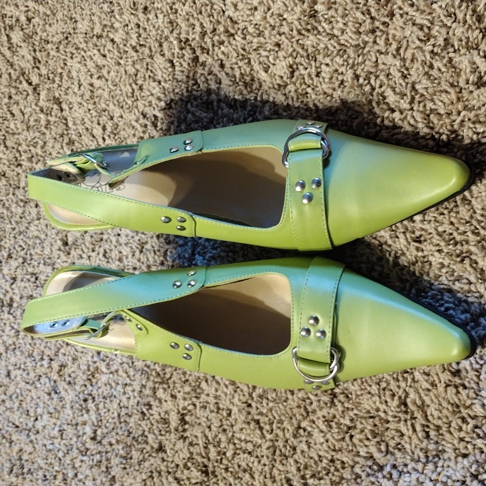 Good Times green women's heels size 9